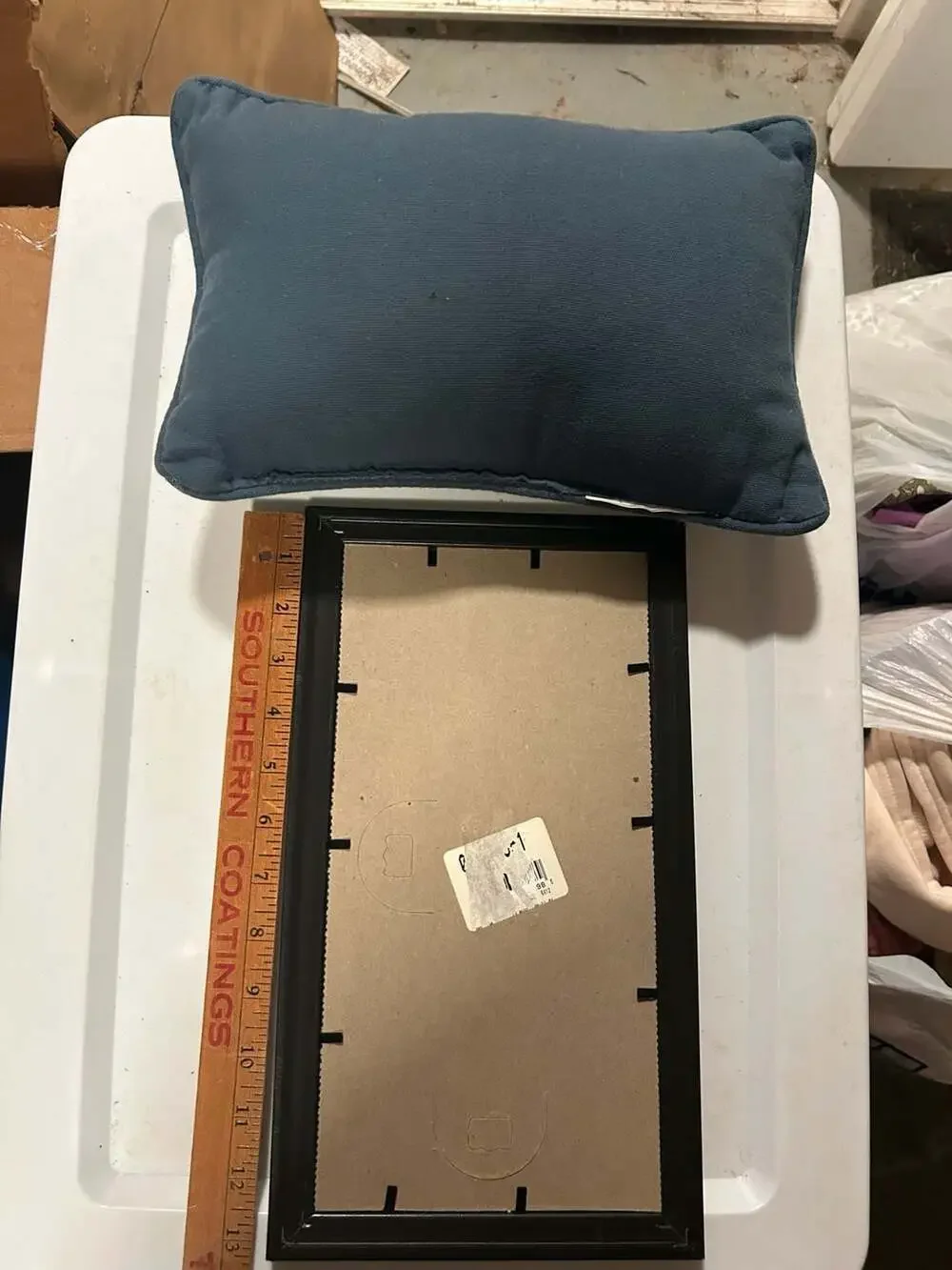 Vintage Decorative Collage Frame and Friends Tapestry Pillow Cottagecore